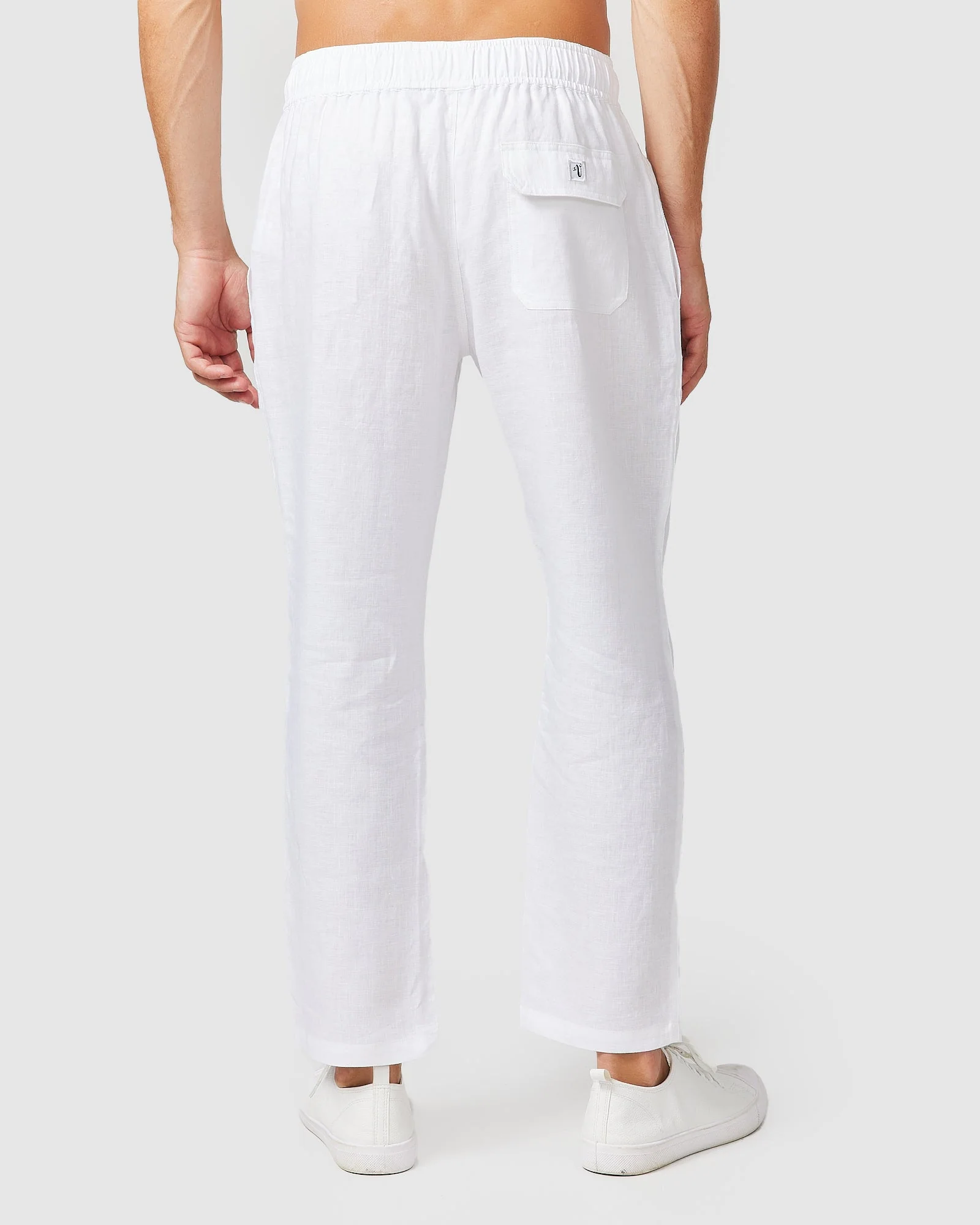 Linen Pants White - Image 5
