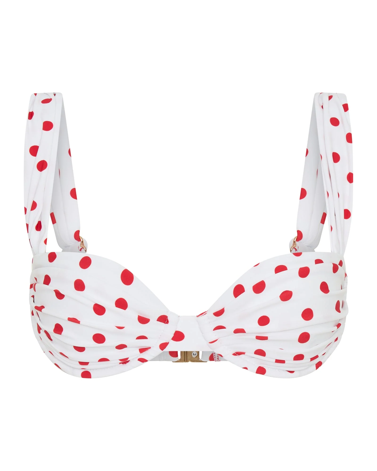 Rhodes Top Red Polka