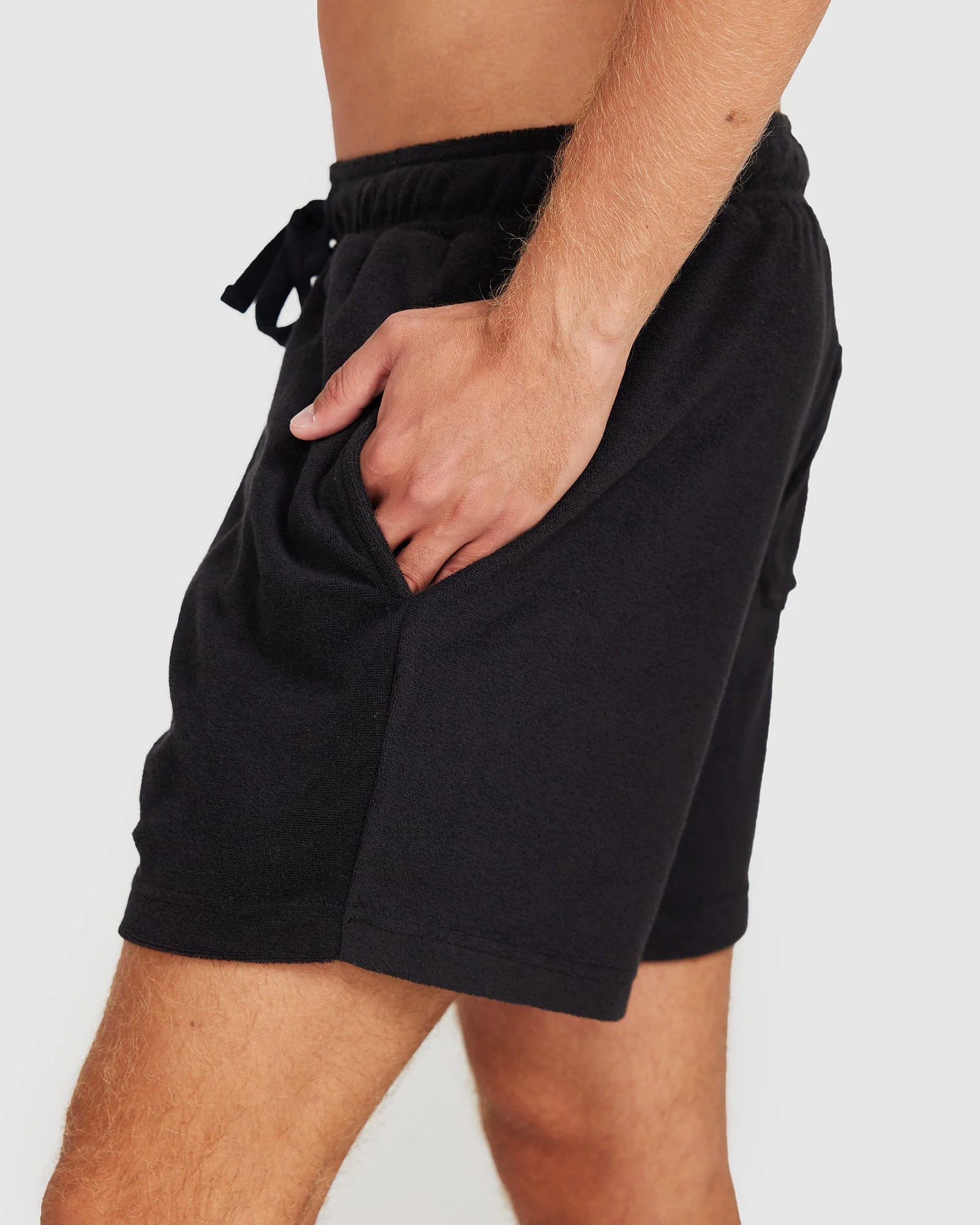 Terry Shorts Black - Image 3