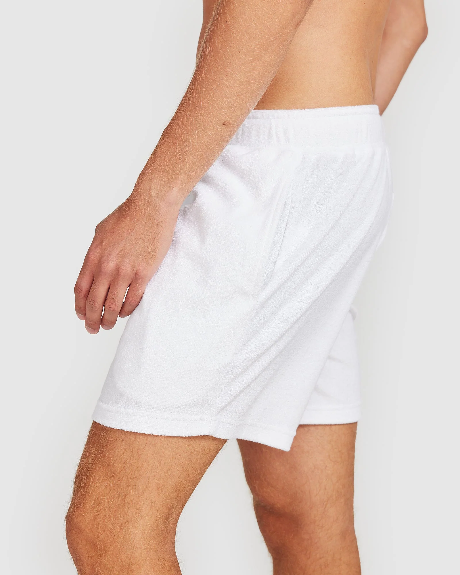 Terry Shorts White - Image 3